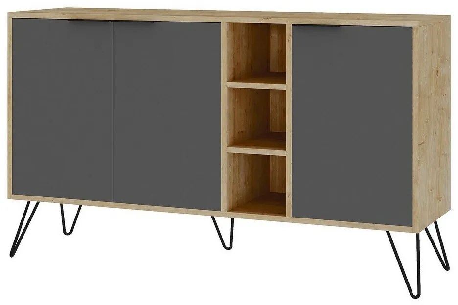 Dulap Clara Oak and Anthracite