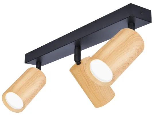 Spot Brilagi SELE 3xGU10/30W/230V negru/bej