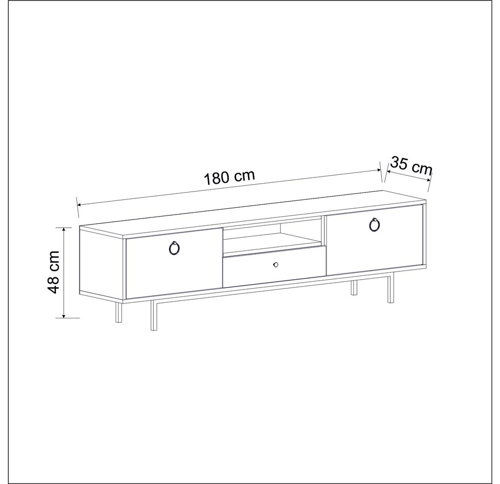 Mobilier living Natty (antracit). 1088777
