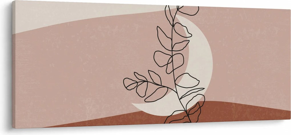 Tablou - Boho frunze N⁰2 (120x50 cm)