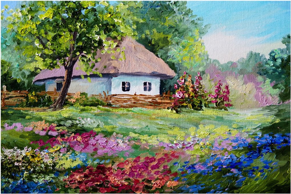 Tablou - Cabană (90x60 cm)