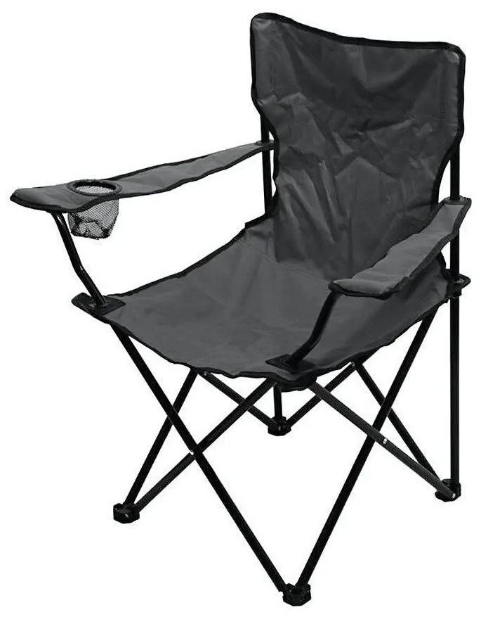 Scaun pliabil de drumeții, gri