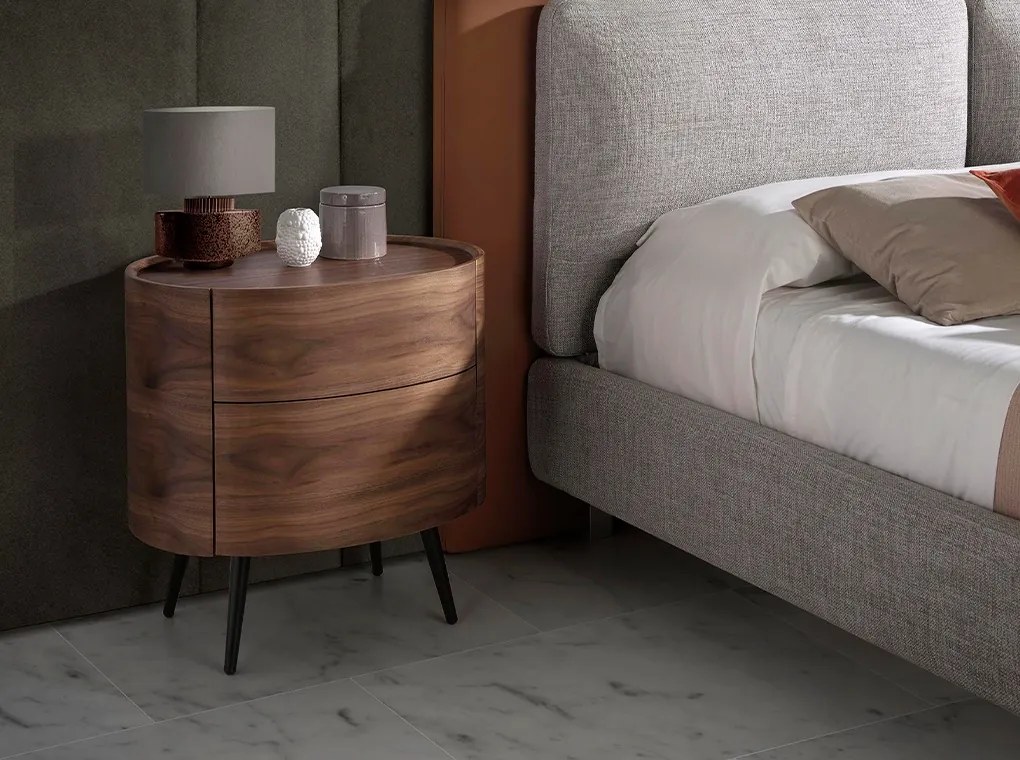 Pat dublu design LUX modern cu tablie eleganta Allan 180x200cm