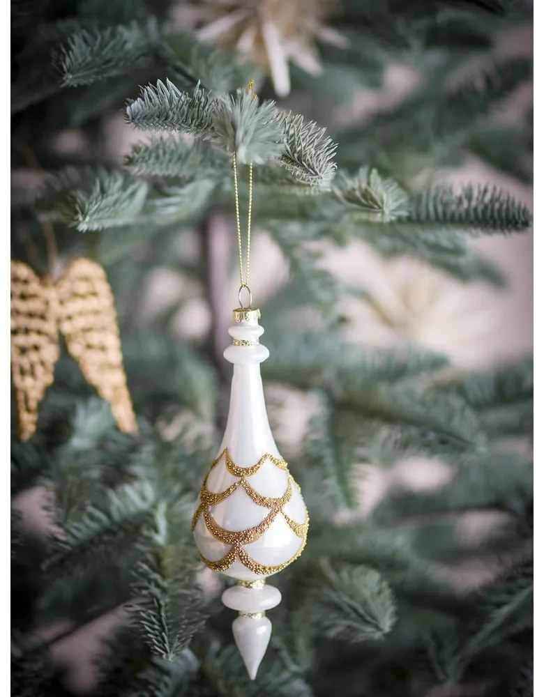 Ornament de Crăciun din sticlă ø 6 cm Hisar – Bloomingville