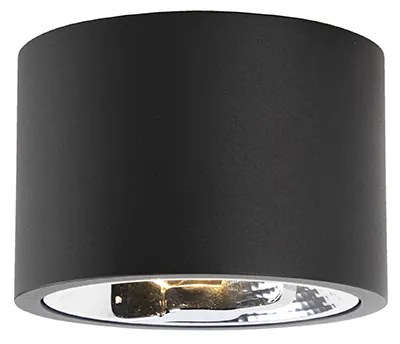 Spot modern de plafon negru AR111 cu LED inclus - Expert