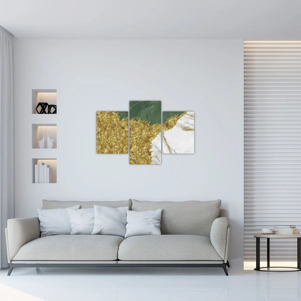 Tablou - Marmură verde N⁰2 (90x60 cm)