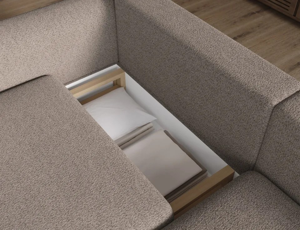 Colțar Acossta extensibil, 244x154x95 cm, orientare dreapta – Royal 20