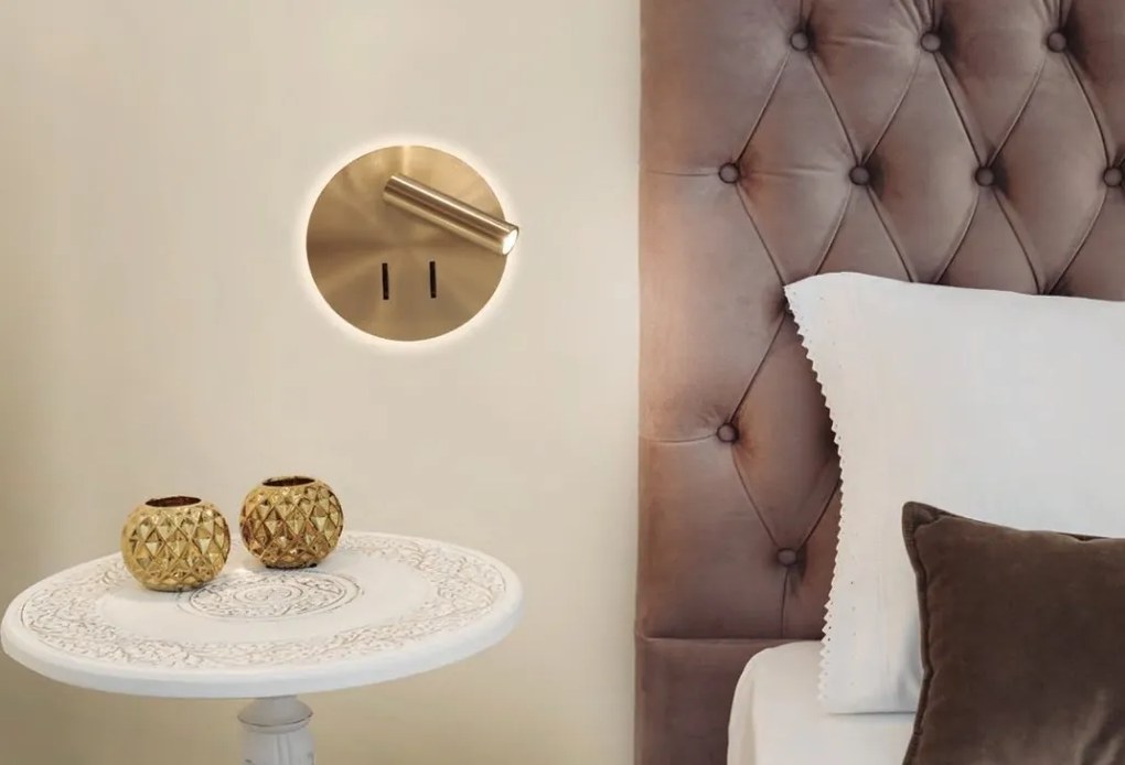 Aplica perete lumina ambientala, spot directionabil CAYMAN alb