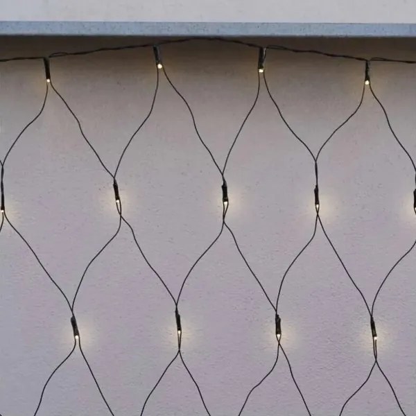 Instalație LED de Crăciun de exterior 160xLED/2x1,5m IP44 alb cald