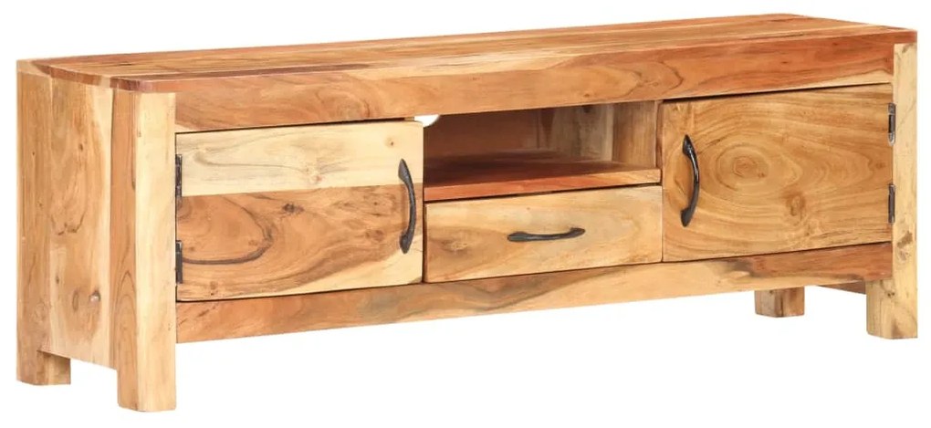 vidaXL Comodă TV, 116x30x40 cm, lemn masiv de acacia