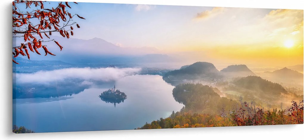 Tablou - Lacul Bled (120x50 cm)