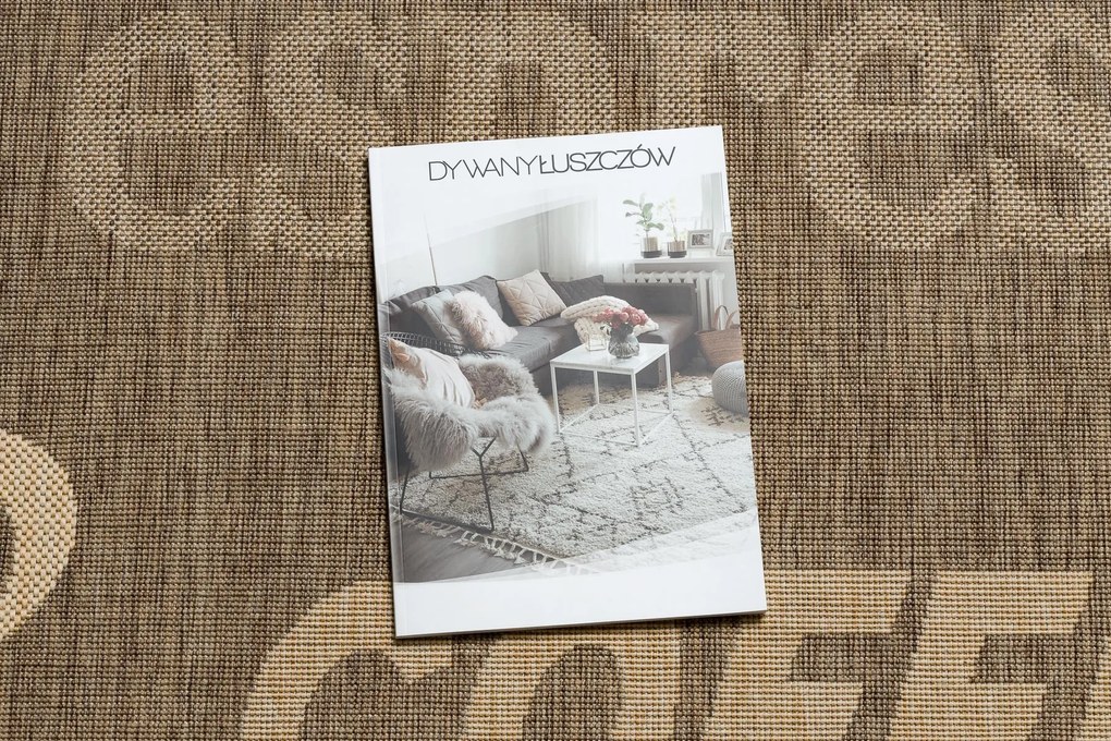 Covor sisal Floorlux 20221 coffe si mais