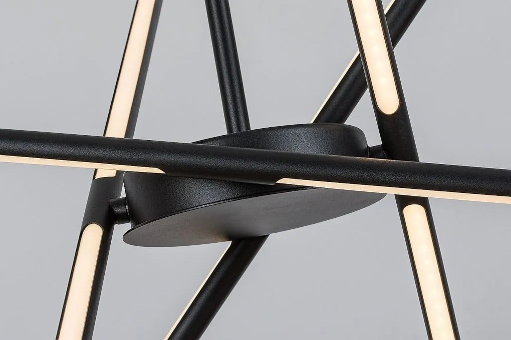 Lustra LED suspendata stil minimalist Henli2 negru