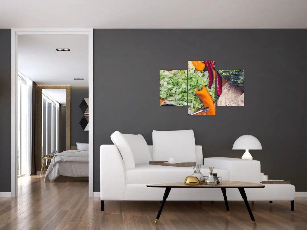 Tablou cu legume (90x60 cm)