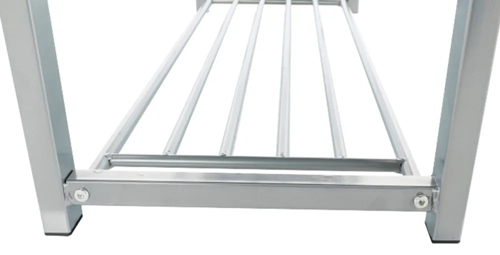 Banca pantofar cu rafturi pantofi, bej gri,