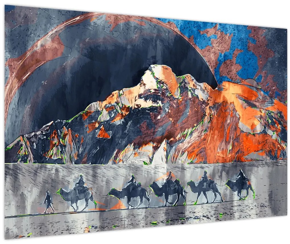 Tablou - Ilustrație de sweathouses (90x60 cm)