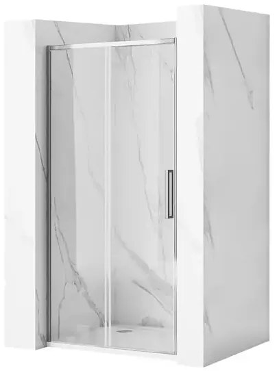 Usa de nisa culisanta Rea Rapid Slide 130 cm sticla 6 mm crom