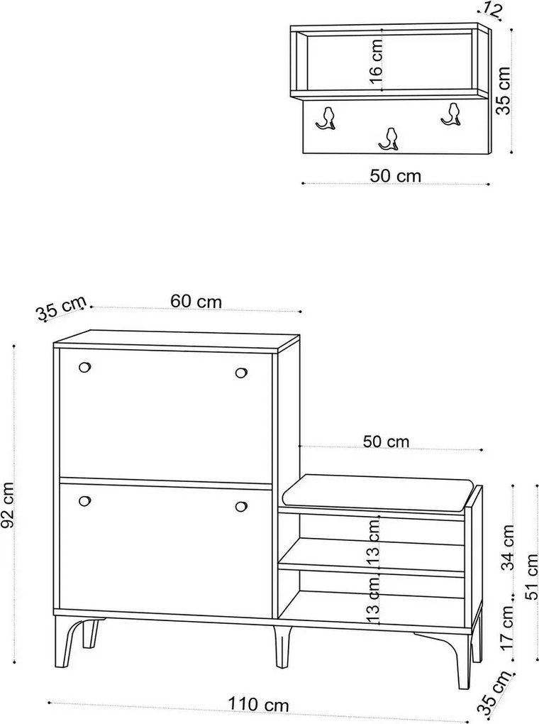 Set de hol Fredy White