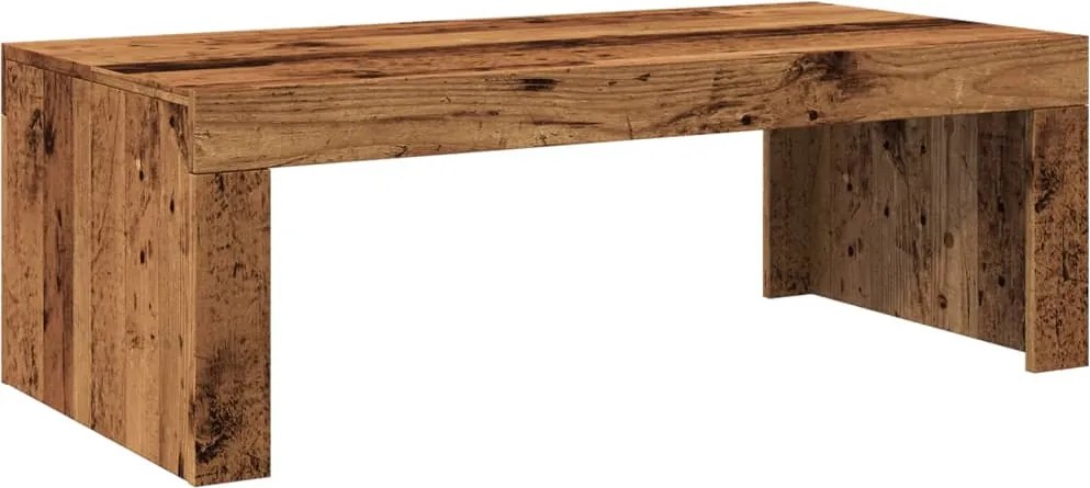vidaXL Măsuță de cafea, lemn vechi, 102x50x35 cm, lemn prelucrat