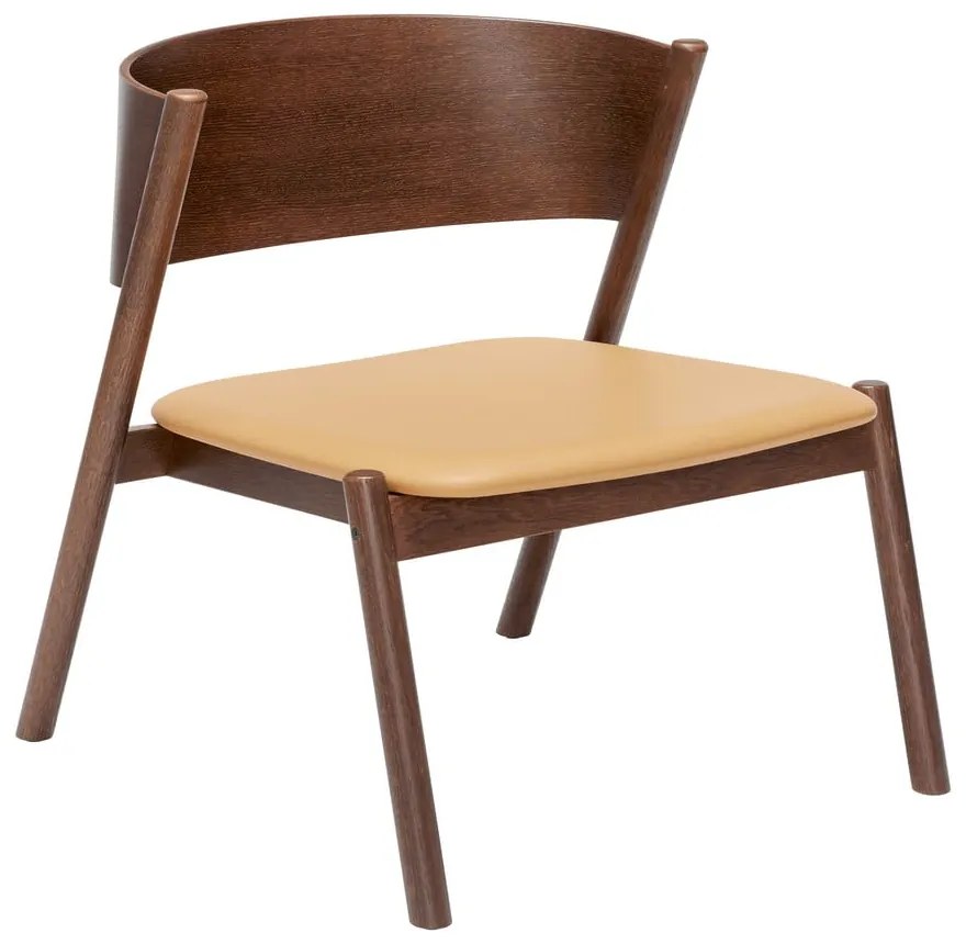 Fotoliu maro închis Oblique – Hübsch