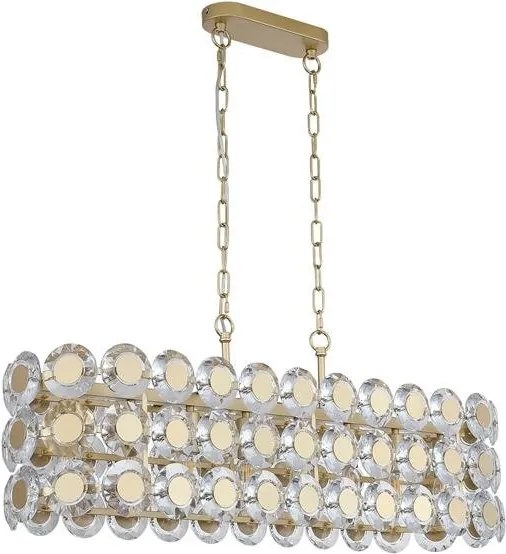 Lustra suspendata ovala design elegant Belle 8LT