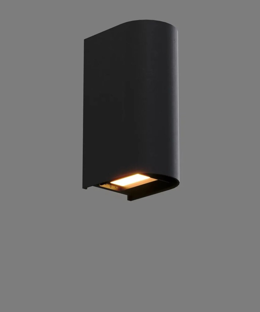 Aplica LED iluminat exterior IP65 Badia negru