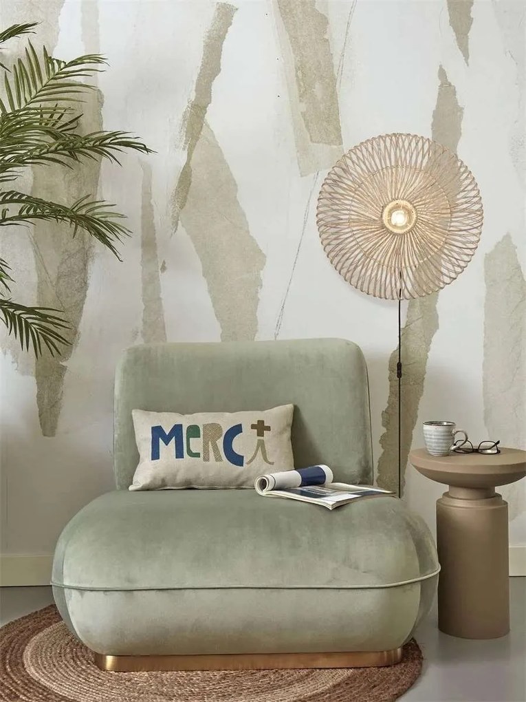 Aplica de perete eco din ratan Zanzibar flat 55cm L, white