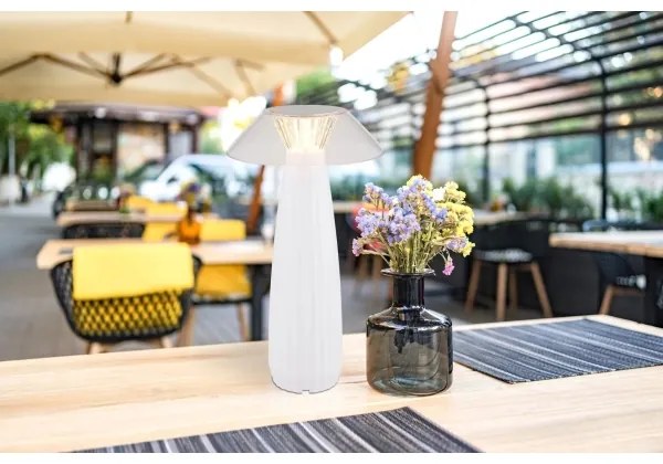 Lampă LED tactilă reîncărcabilă dimabilă de masă Globo 21021W ILLUMI LED/1W/3,7V 3000K alb