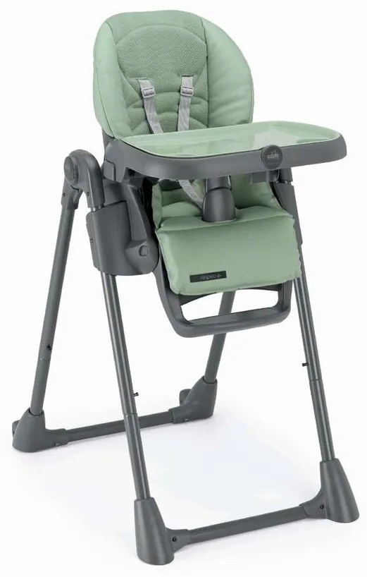 Scaun de Masa Multifunctional pentru Bebelusi si Copii, CAM   Pappananna Icon Air, Material mesh respirant 3D, Inaltime Ajustabila, Varsta 6 luni-15 kg, Pliabil, Centura de Siguranta in 5 Puncte, Depoz