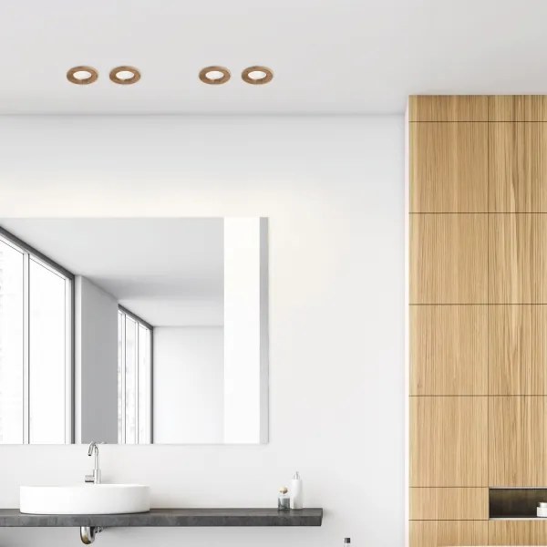 LED Spot WOODY 5,5W 230V 4000K nucă, Ø 10 cm