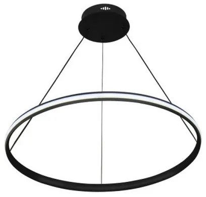 Lustră LED dimmabilă suspendată pe cablu, 55 W, 230 V, 3000–6500 K, Ø 60 cm, cu telecomandă
