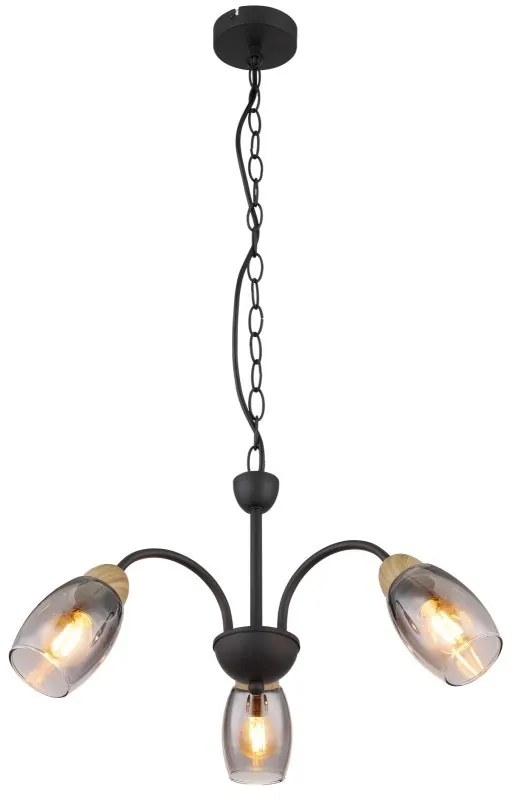 Lustra 3L design modern Gerly negru