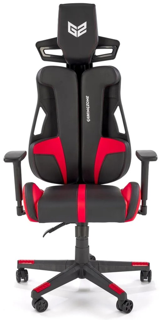Scaun de birou Nitro negru/rosu H137 cm