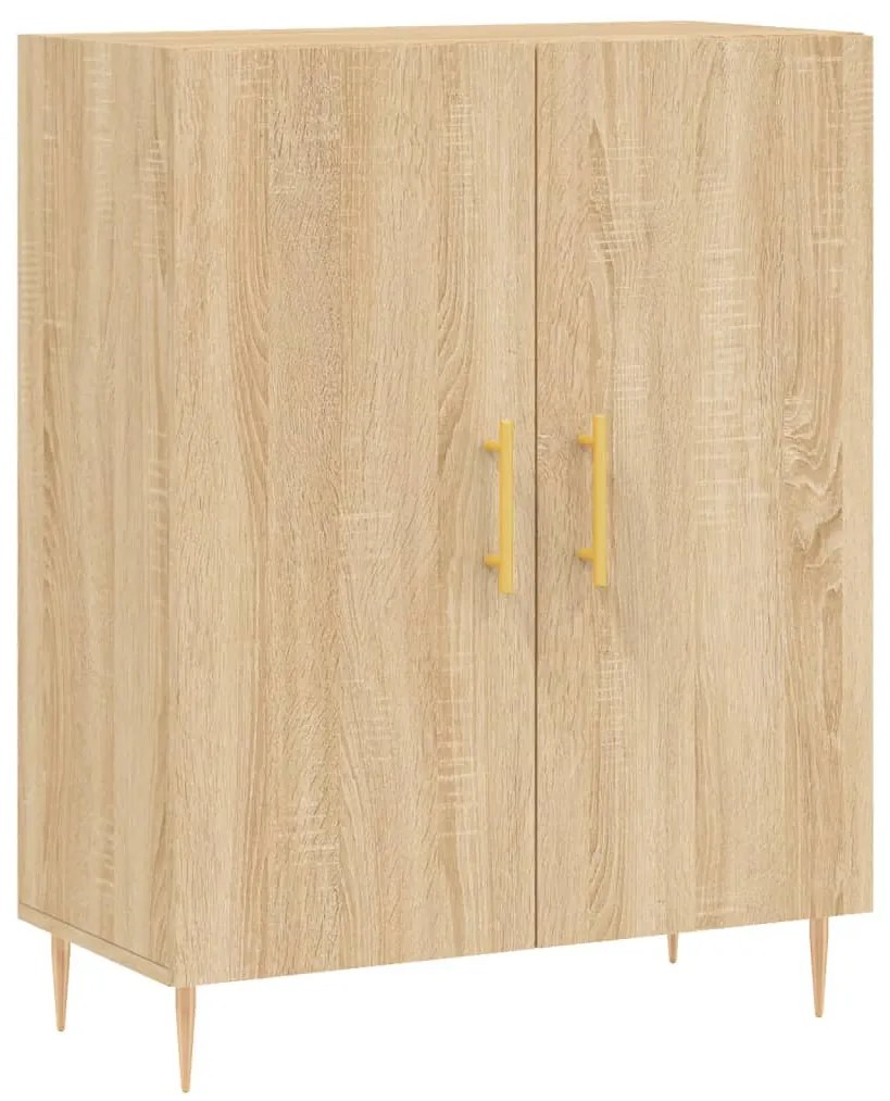827711 vidaXL Dulap, stejar sonoma, 69,5x34x90 cm, lemn compozit