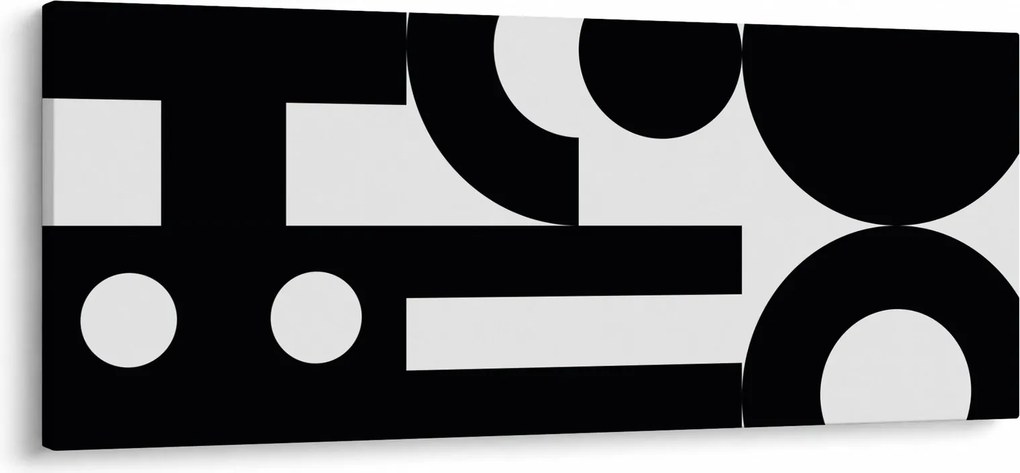 Tablou - Abstracție geometrică N⁰3 (120x50 cm)