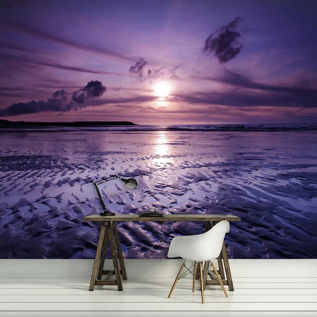 Fototapet - Plajă, mare, nisip (254x184 cm)