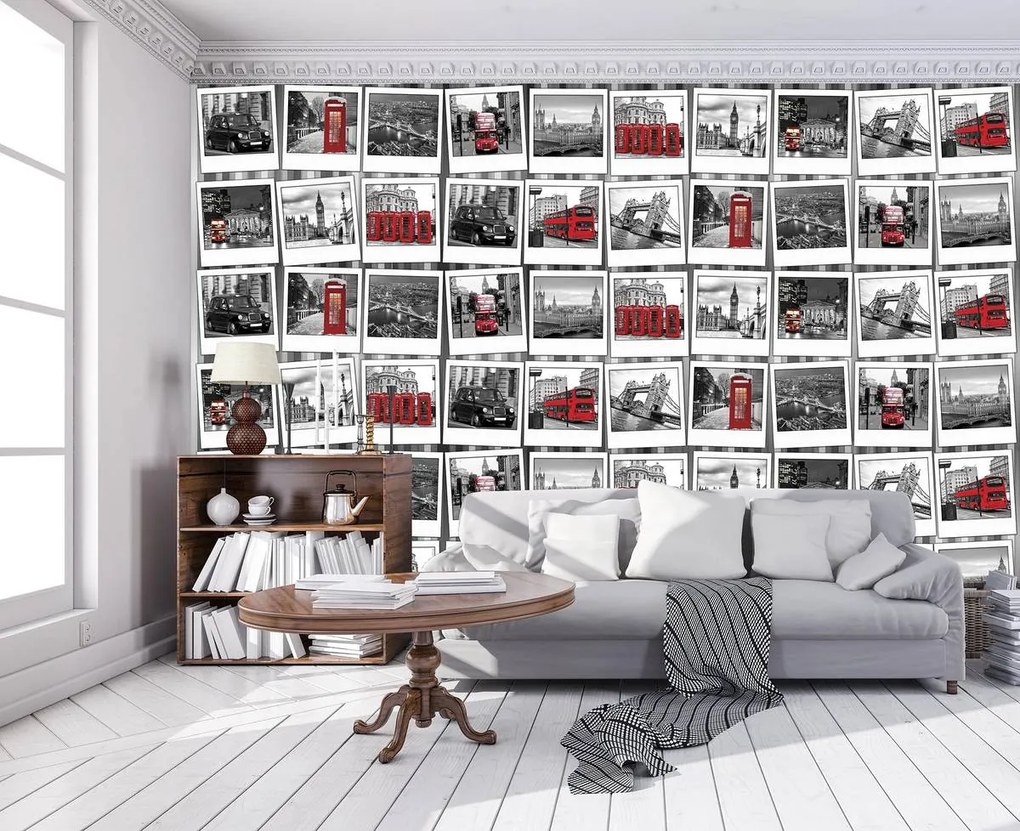 Fototapet - Fotografii din Londra (152,5x104 cm)