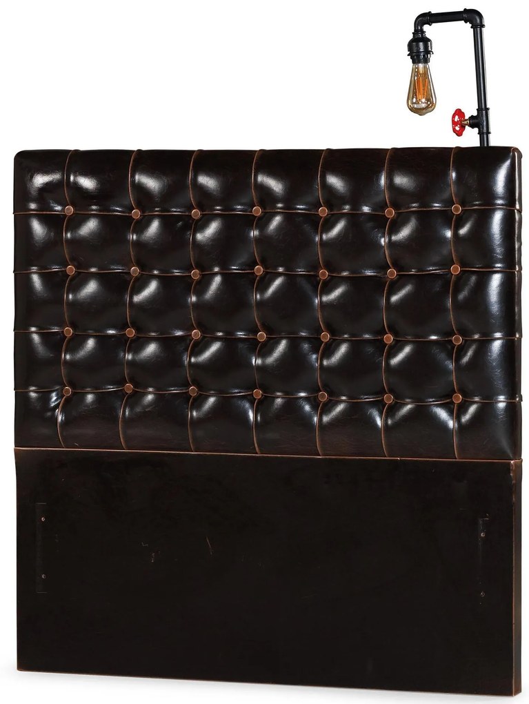 Tabile tapitata pentru pat Valve 137x6x115 cm Negru