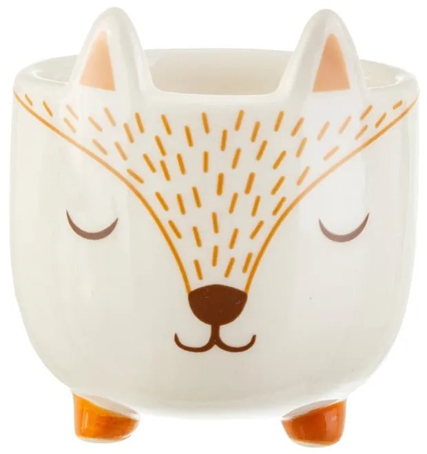 Ghiveci decorativ din piatră pictată manual ø 7 cm Woodland Fox – Sass &amp; Belle