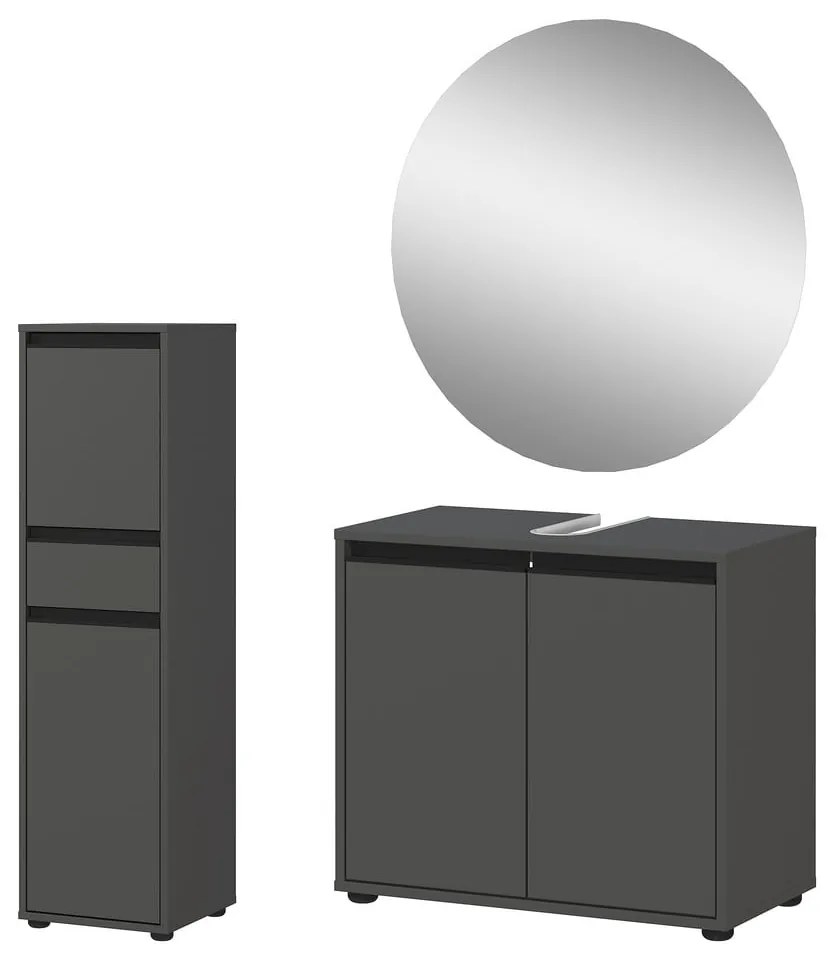 Set mobilă de baie gri antracit Lemont – Germania