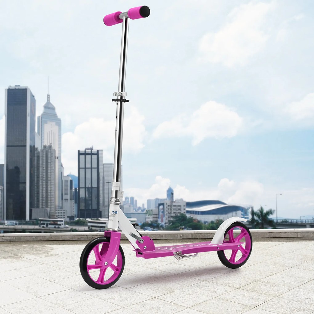 Jusky Trotineta pentru copii Girl Power - roz