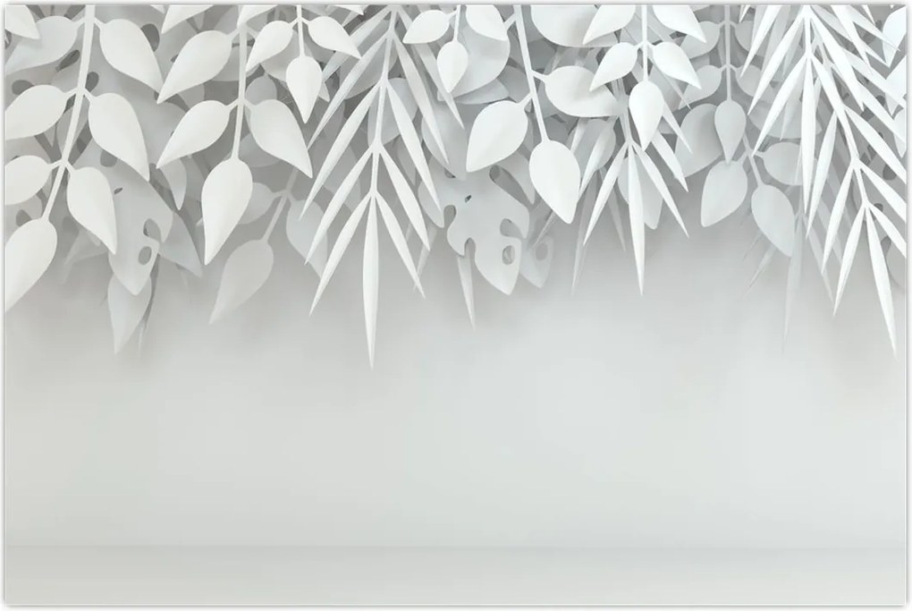 Tablou - Frunze de plasitic (90x60 cm)