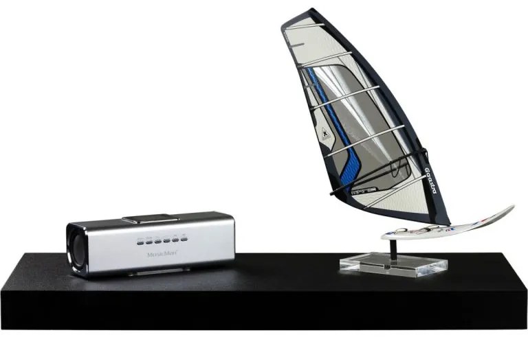 Raft de perete STILIST Volato - 70 cm negru mat