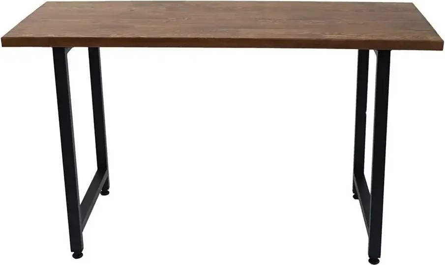 Masa bucatarie  lemn,Solid Wood, natural-negru,140x60x75 cm, 30077