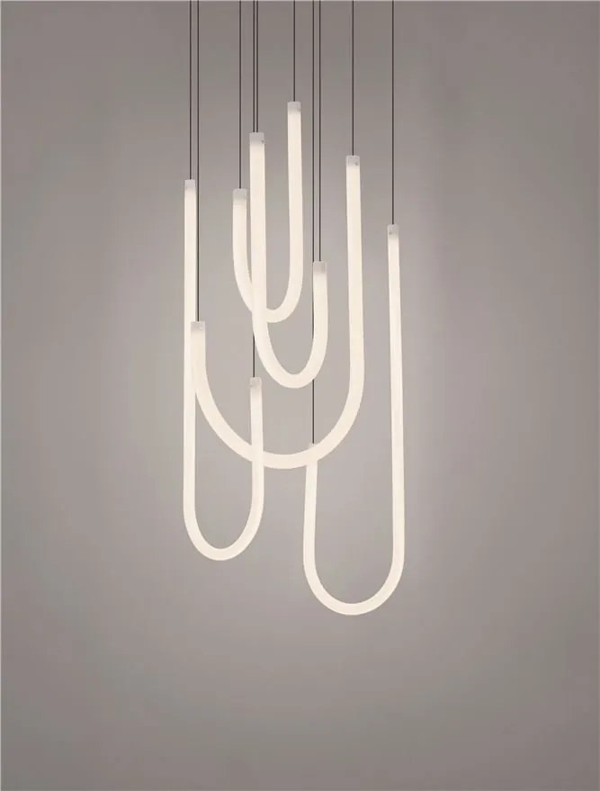 Lustra LED suspendata design decorativ TOPAZ