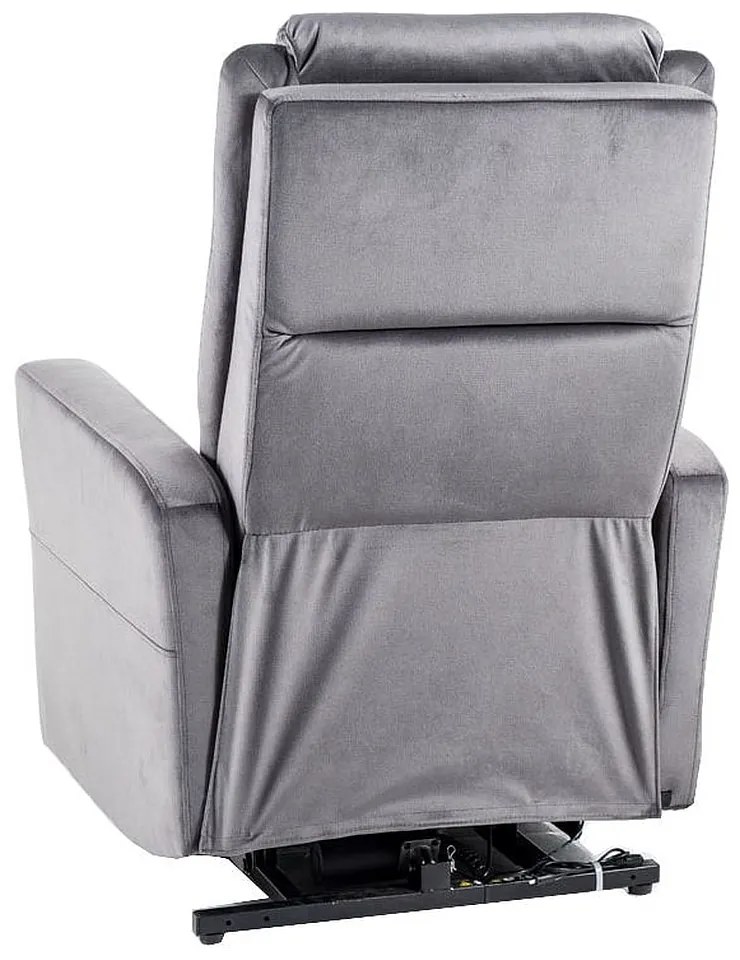 Recliner Adonis Velvet, gri