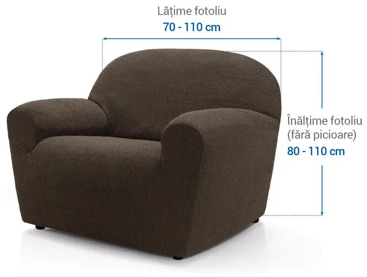Huse super elastice HARMONIA tutunului fotoliu (l. 70 - 110 cm)