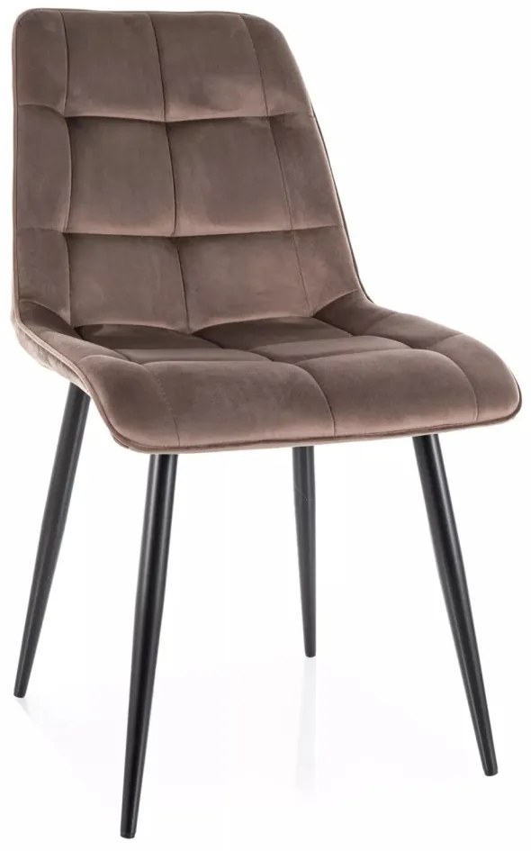 Scaun Chic velvet cappuccino Blu38