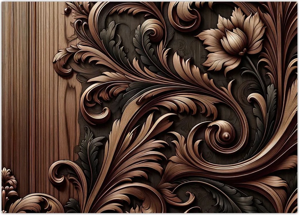 Tablou - Model din lemn (70x50 cm)