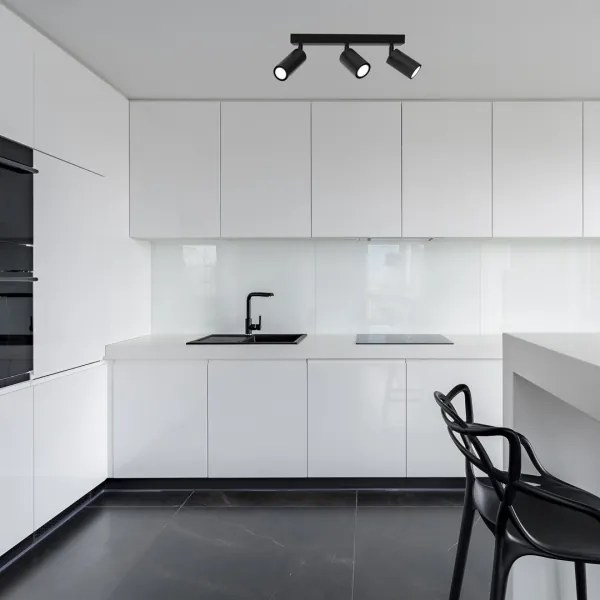 Spot HUDSON 3xGU10/8W/230V negru